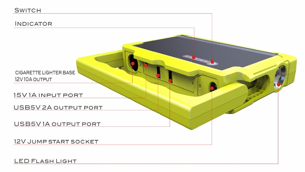 16000mAh jump starter lifepo4 battery 12v whatproof mini portable car battery jump starter