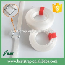 BST 25mm white and secure Polyester Textile Strapping