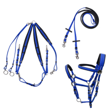Custom Leather Horse Endurance Tack Equipment with PVC Nylon Halters - Drop Shipping Available