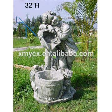 Outdoor decorative water pump waterfall for sale