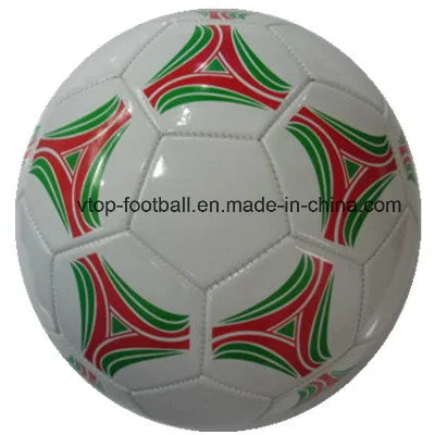 Machine Stitched PVC Colorful Soccer