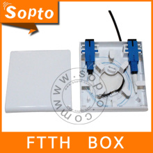 2 Port Fiber Optic FTTH Termianl Box (FTB-102)