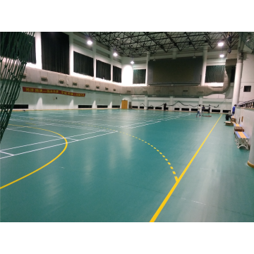 สนามเทนนิสฐานโฟมพลาสติก PVC Vinyl Sports Mat Flooring