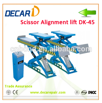 alignment hydraulic Scissor Lift CE approved and with wheel alignment