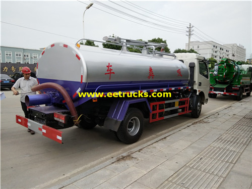 Ton 7200l Septic Tanker manyan motoci