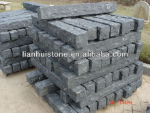 stone landscaping basalt palisade black