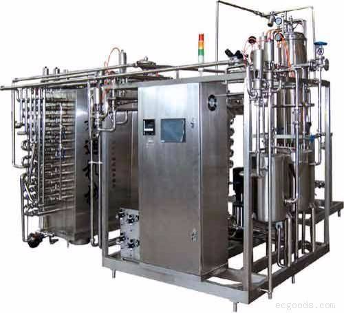 Fruit puree pasteurizer pasteurization