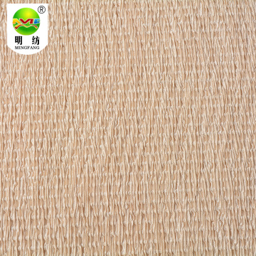 Wholesale 100 polyester white pleated stretchly fabric