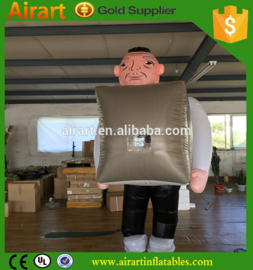 Custom giant inflatable cartoon walking activities,inflatable walking cartoon