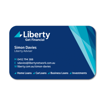 Custom full color print  magnet business card