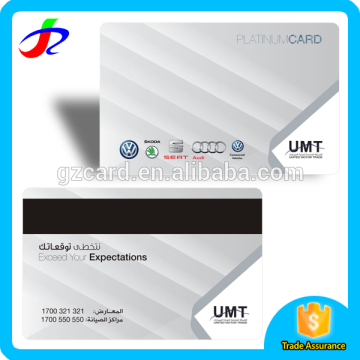 pvc blank credit card