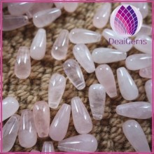 7x14mm teardrop rose quartz loose beads