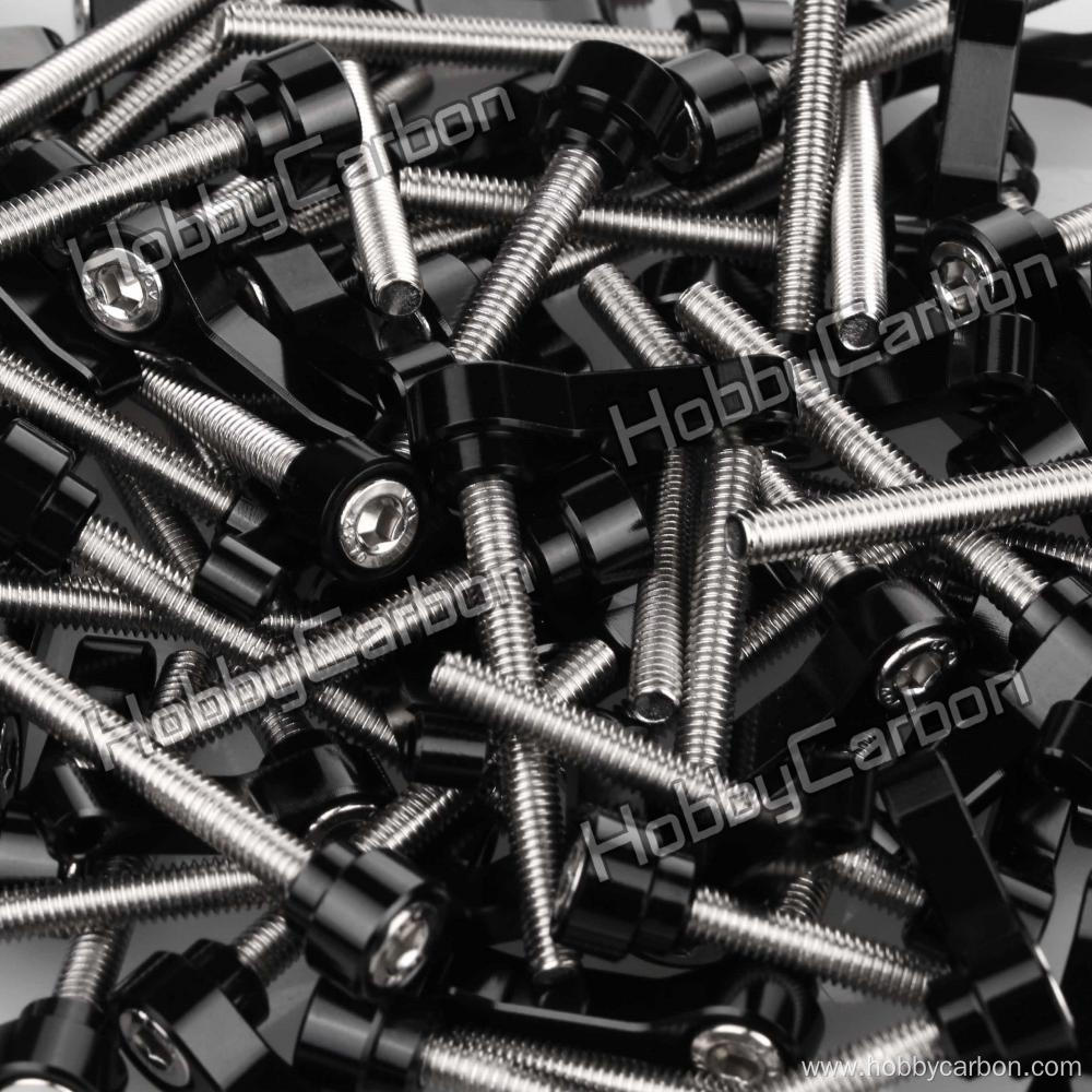 Hardware Fasteners colored aluminum thumb screws