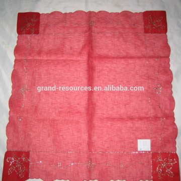 Cotton damask tablecloth