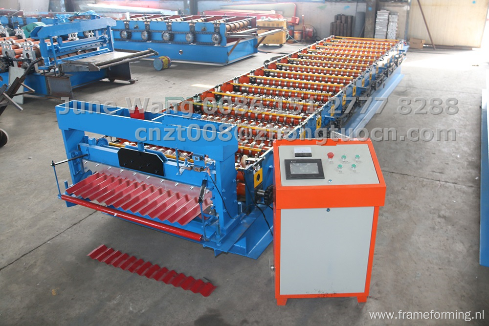 hardness corrugated roof sheet roll forming machine