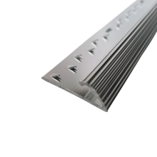 Curved Sheet Metal Carpet Edge Trim Aluminium for Floor Transition