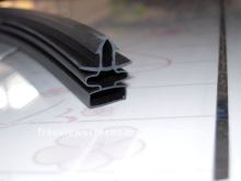 Magnetic stripe for screen door