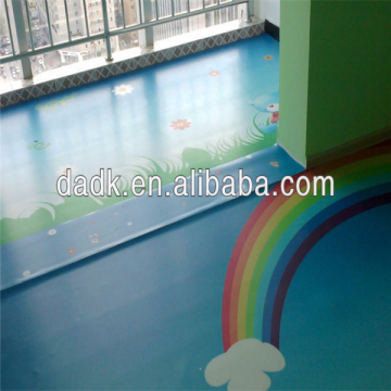 Indoor colorful waterproof pvc flooring