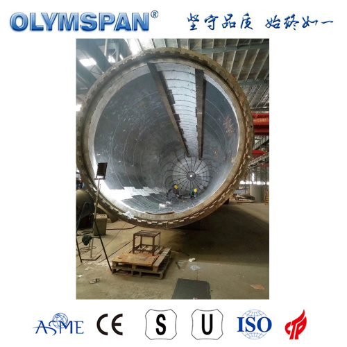 Autoclave de traitement de pièces composites standard ASME