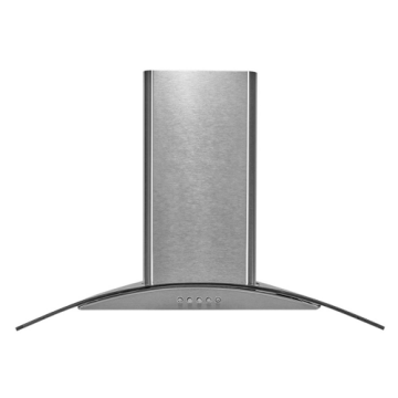 60cm Curved Cooker Hood Stainless Steel