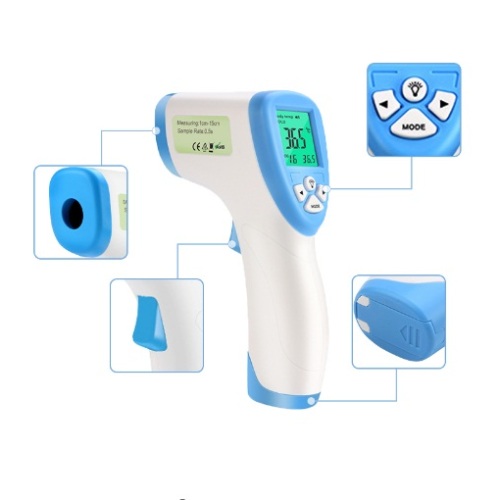 Digitale contactloze infraroodthermometer voor het voorhoofd met Fahrenheit-aflezing voor baby&#39;s en volwassenen