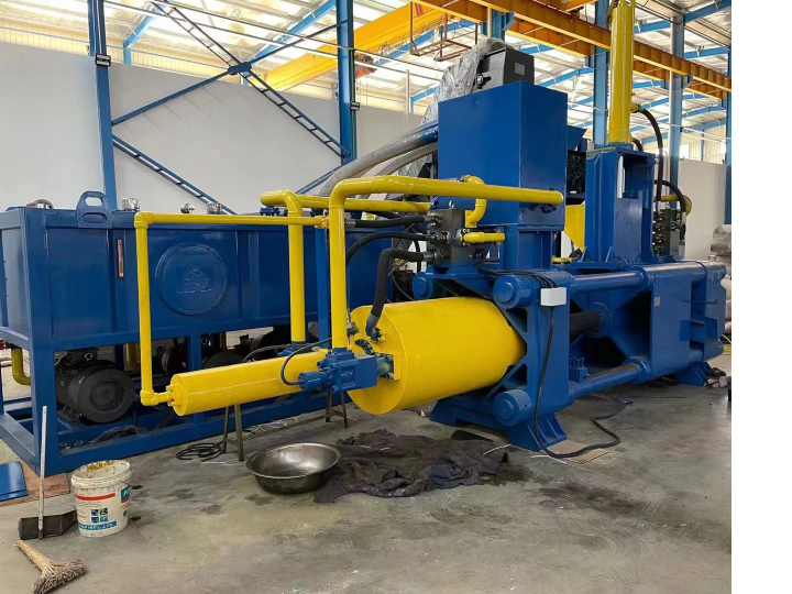 Briquetting Steel Metal Chips Horizontal Press Machine