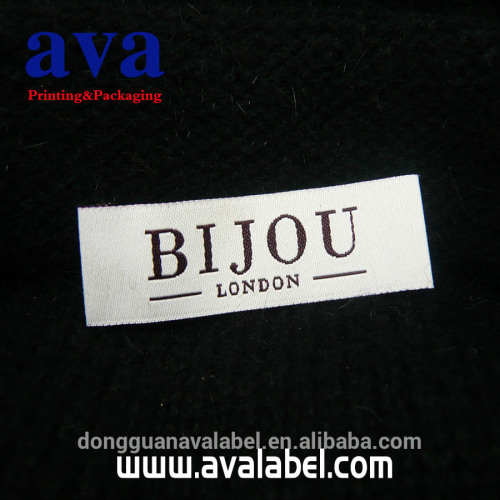 thick clothing woven label