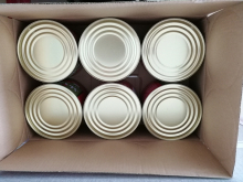 canned tomato paste (HACCP SGS HALAL approved)