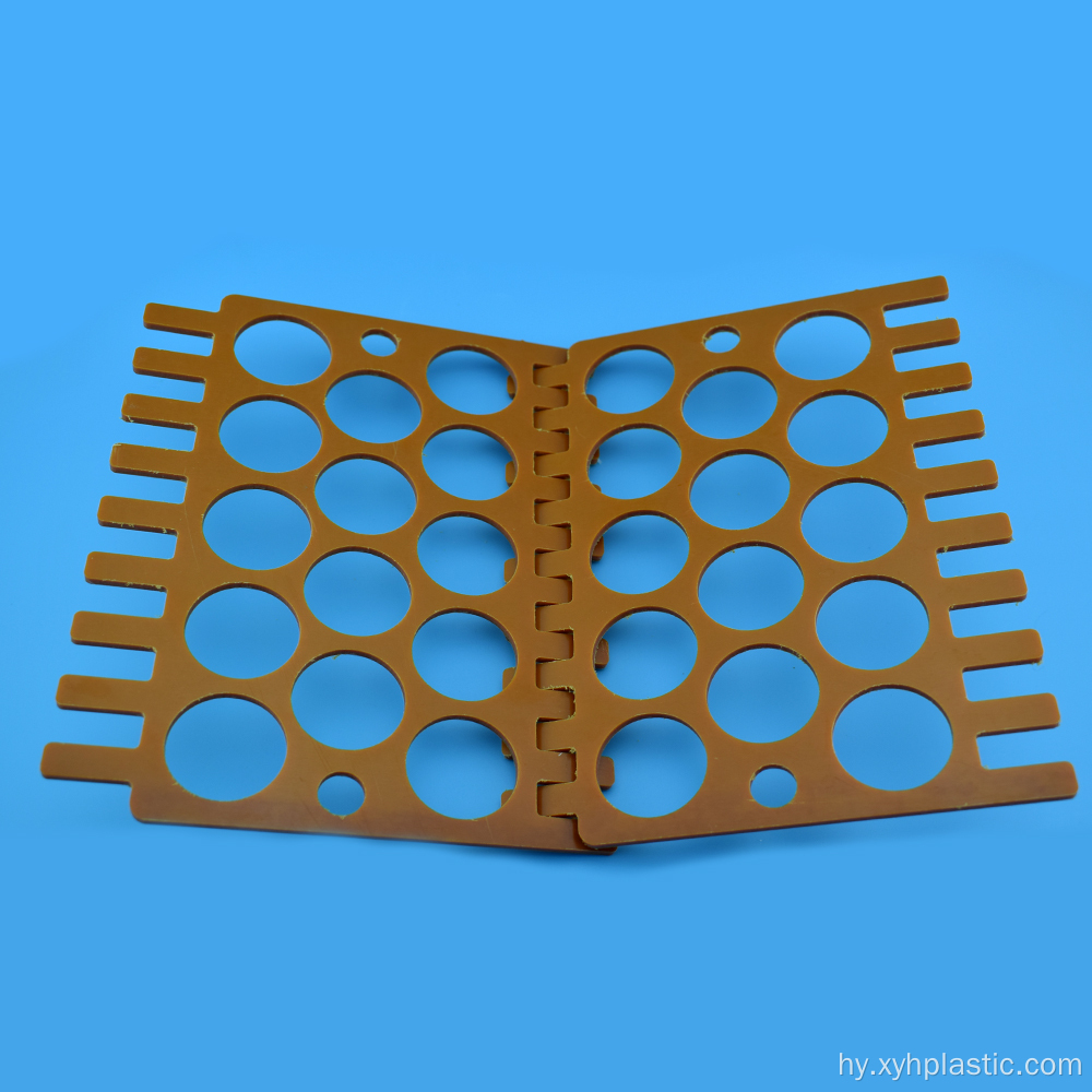 Orange Bakelite Sheet Plastic Machined Components