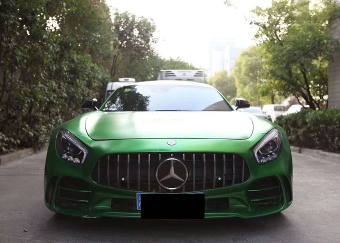 Herpositioneerbaar mat metalen groene vinyl wrap rekbaar 8mil 0