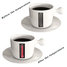 Stick The Temperature Sticker On The Cup