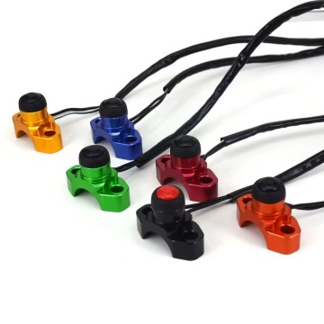 Engine Kill Switch: Momentary Push Button for Motorcycle Handlebar ON/OFF Control