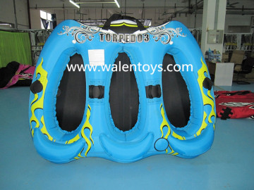 Round Water Raft Pull Behind Tube Towable