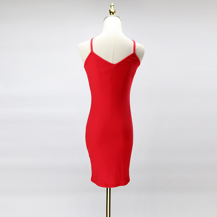 Ряное вязаное платье Rib Knit Dress