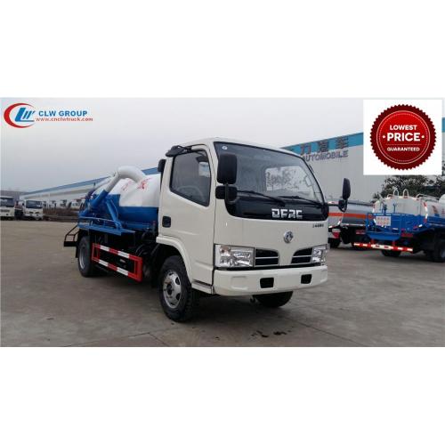 Nouveaux camions de déchets liquides Dongfeng 3000litres bon marché