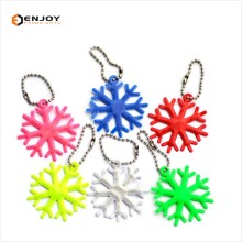 Custom Shape Reflective Snow Pendant Keyring
