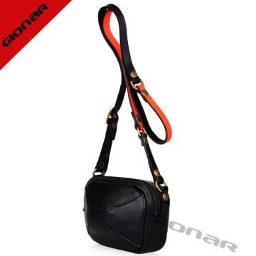 Smooth Crossbody Leather Bags / Handmade Leather Messenger Bags For Women