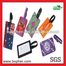 2012 new designed rubber luggage tags