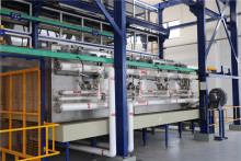 Pipe line and valves at tanks side