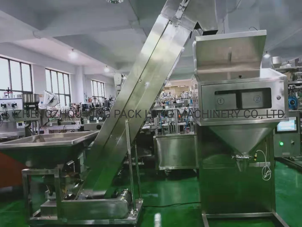 Semiautomatic Rice Filling Machine 50-5000g with Elevator Feeder Factory Directly Sell Price Filling Machine Labeling Machine Capping Machine Packing Machine