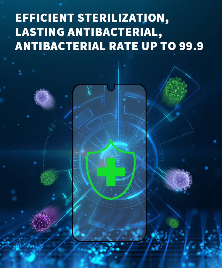 9H flexible glass antibacterial screen protecto
