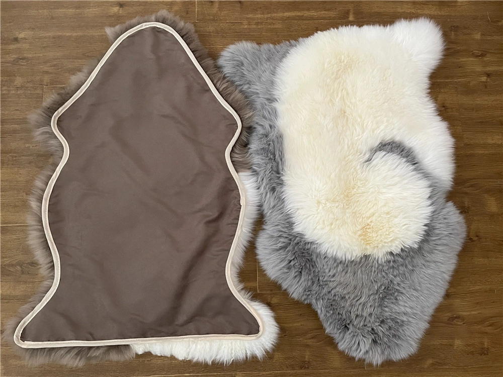 Tibetan Lamb Skin Rug Mongolian Sheepskin Plate