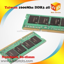 Taiwan Factory Memory module laptop NB Cheap ram memory ddr3 4gb 1600Mhz