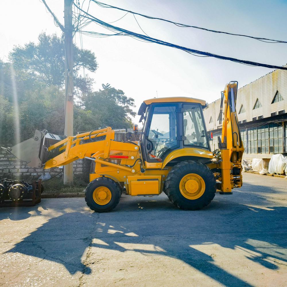 Backhoe รถแทรคเตอร์ขนาดเล็กรถแทรคเตอร์