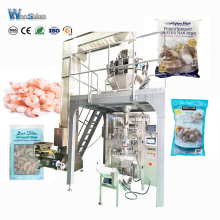 Automatic frozen shrimp dry stock fish packaging machine
