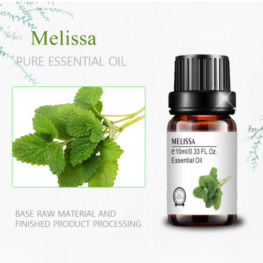 cosmetic grade custom label 10 ml pure melissa oil