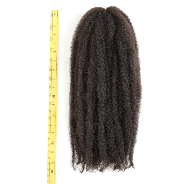 18 Inch 60G 100% Real Kanekalon Fiber Synthetic Twist Hair Extensions Marley Braiding