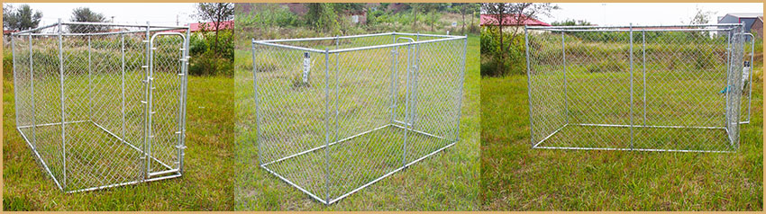 enceinte de chiot en métal metal puppy enclosure