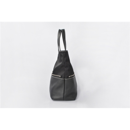 Sac fourre-tout en nylon et cuir Ella Patent Tessuto