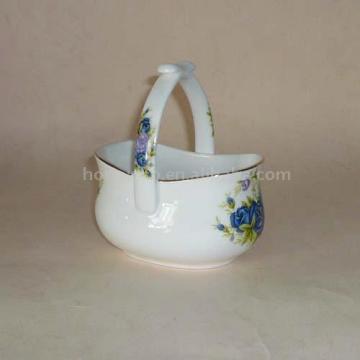 New bone china basket